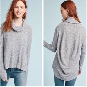 Anthropologie Sweaters - Anthro | gray rib knit cowl neck sweater M/L 524 Anthropologie Sweaters - Anthro | gray rib knit cowl neck sweater M/L 524